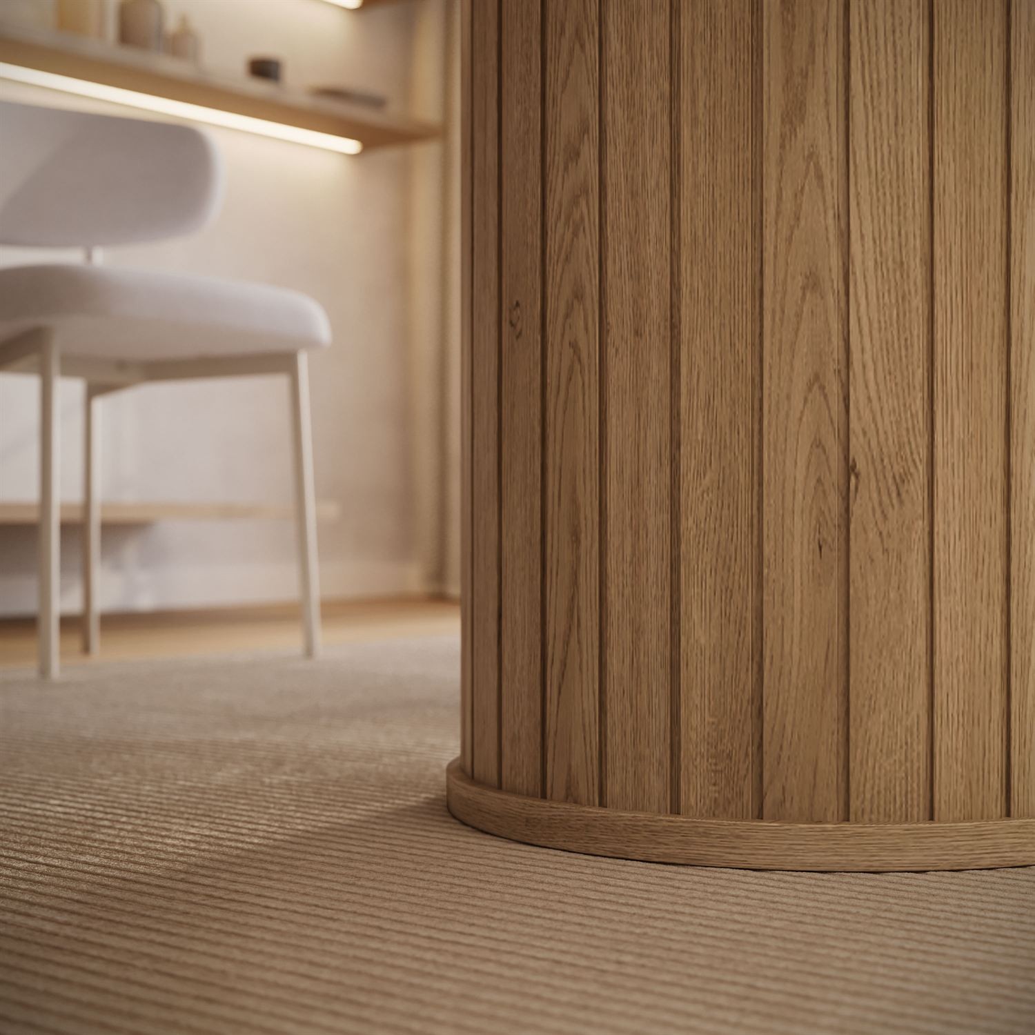 Rozkładany stół WILLOW 180-220 z krzesłami ELYSE