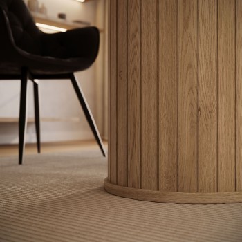 Rozkładany stół WILLOW 180-220 z krzesłami TOKIO