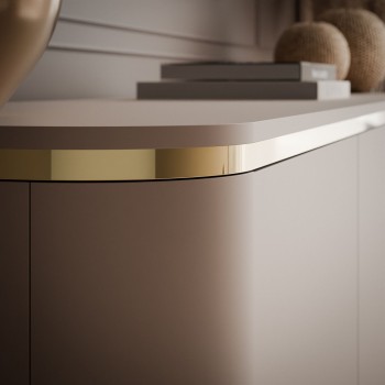 Szafka RTV AVELINE 200 cm z oświetleniem LED