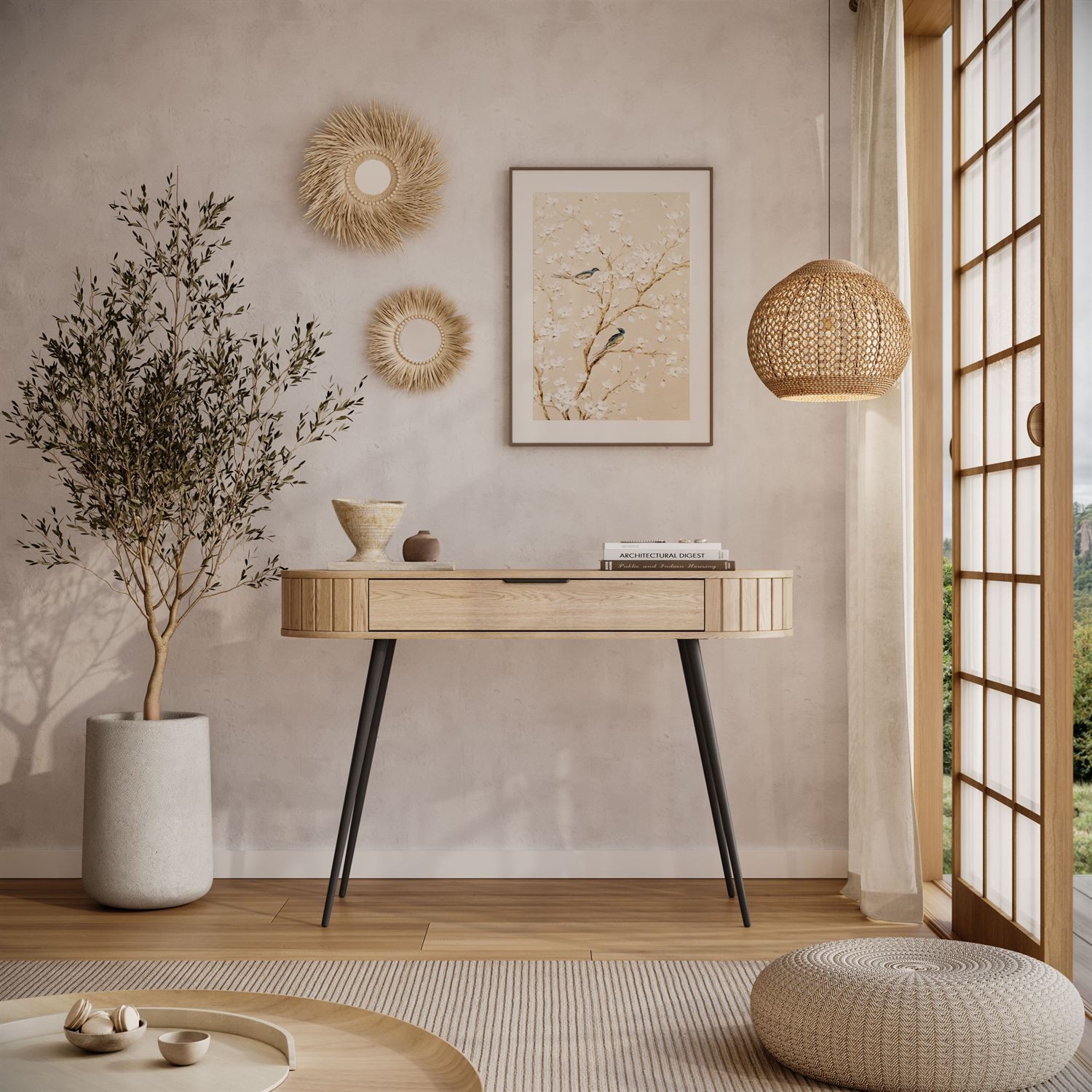 Konsola WILLOW 120 cm na wysokich nogach