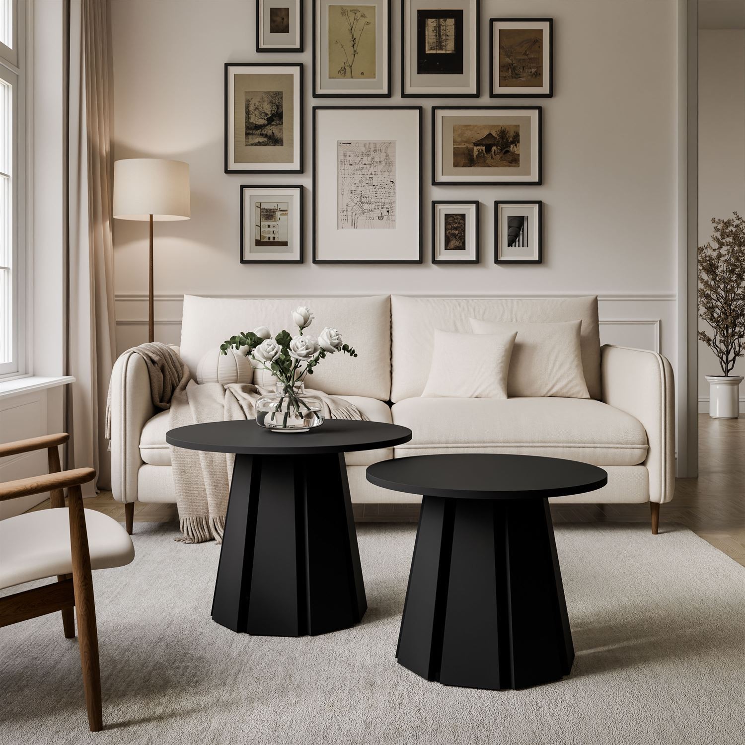 Zestaw stolików kawowych SILVA 2w1