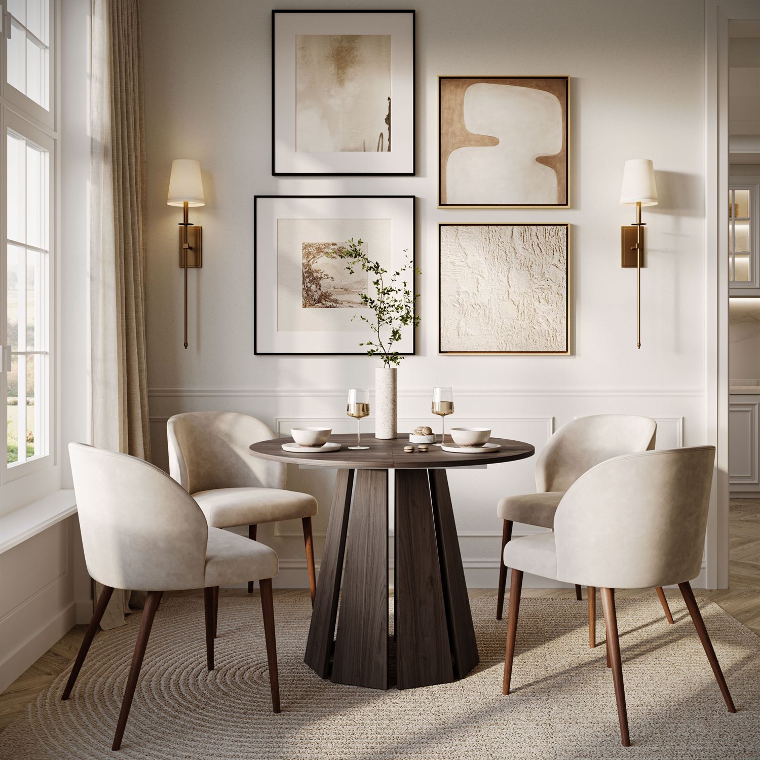 Rozkładany stół do jadalni SILVA