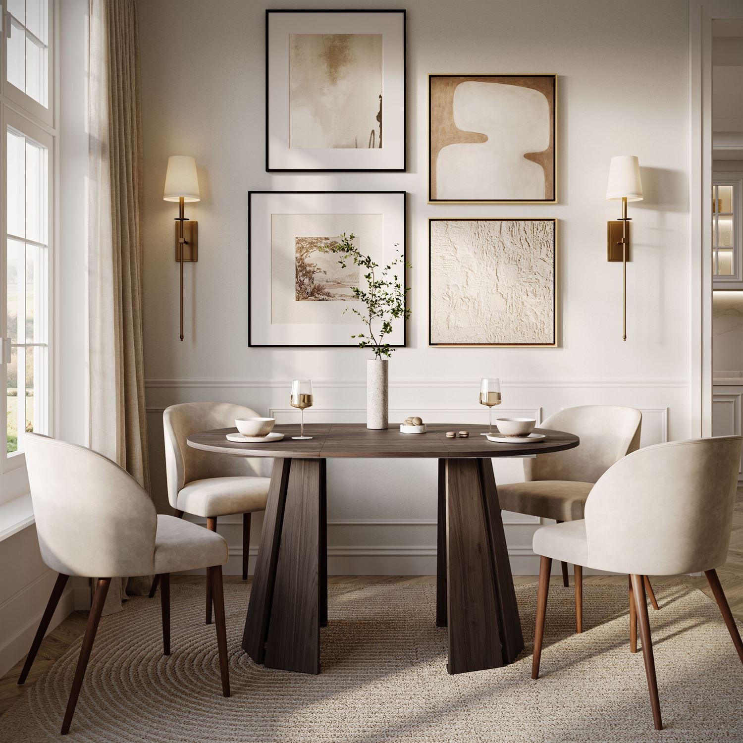 Rozkładany stół do jadalni SILVA