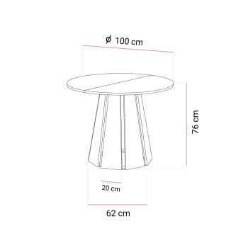 Rozkładany stół do jadalni SILVA
