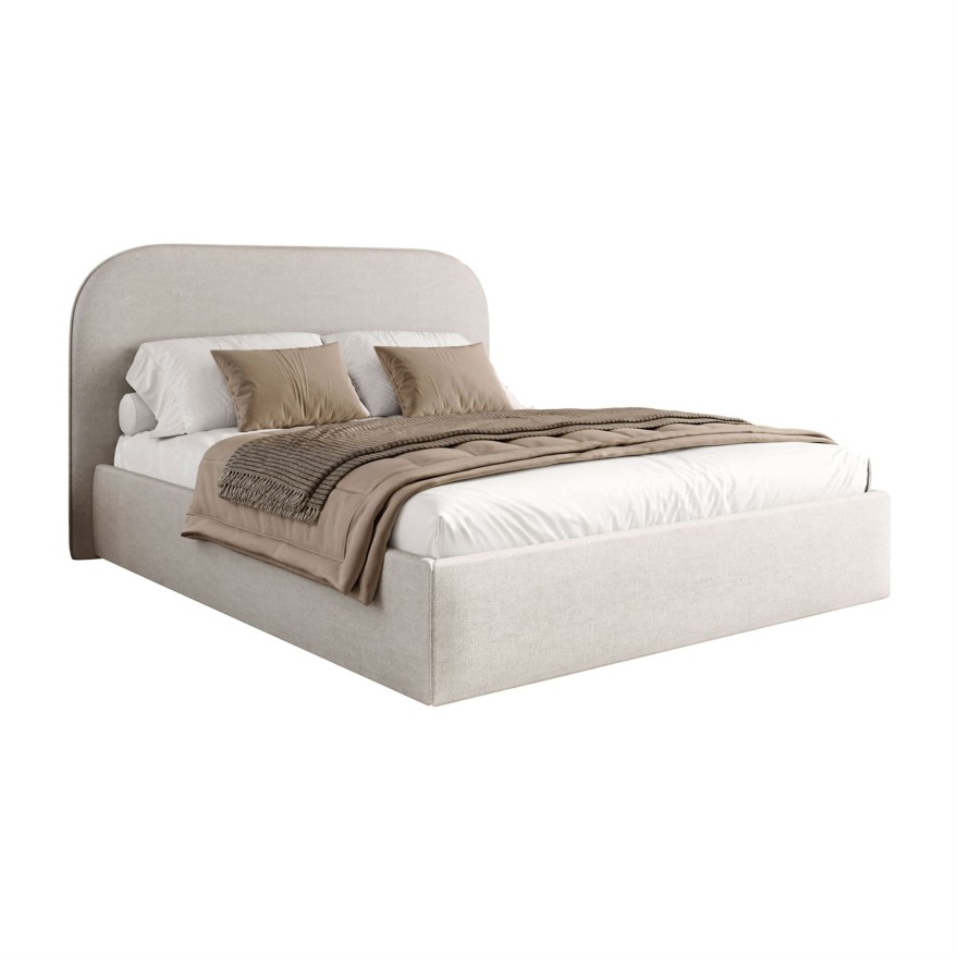 Łóżko tapicerowane OLIMPIA z pojemnikiem na pościel