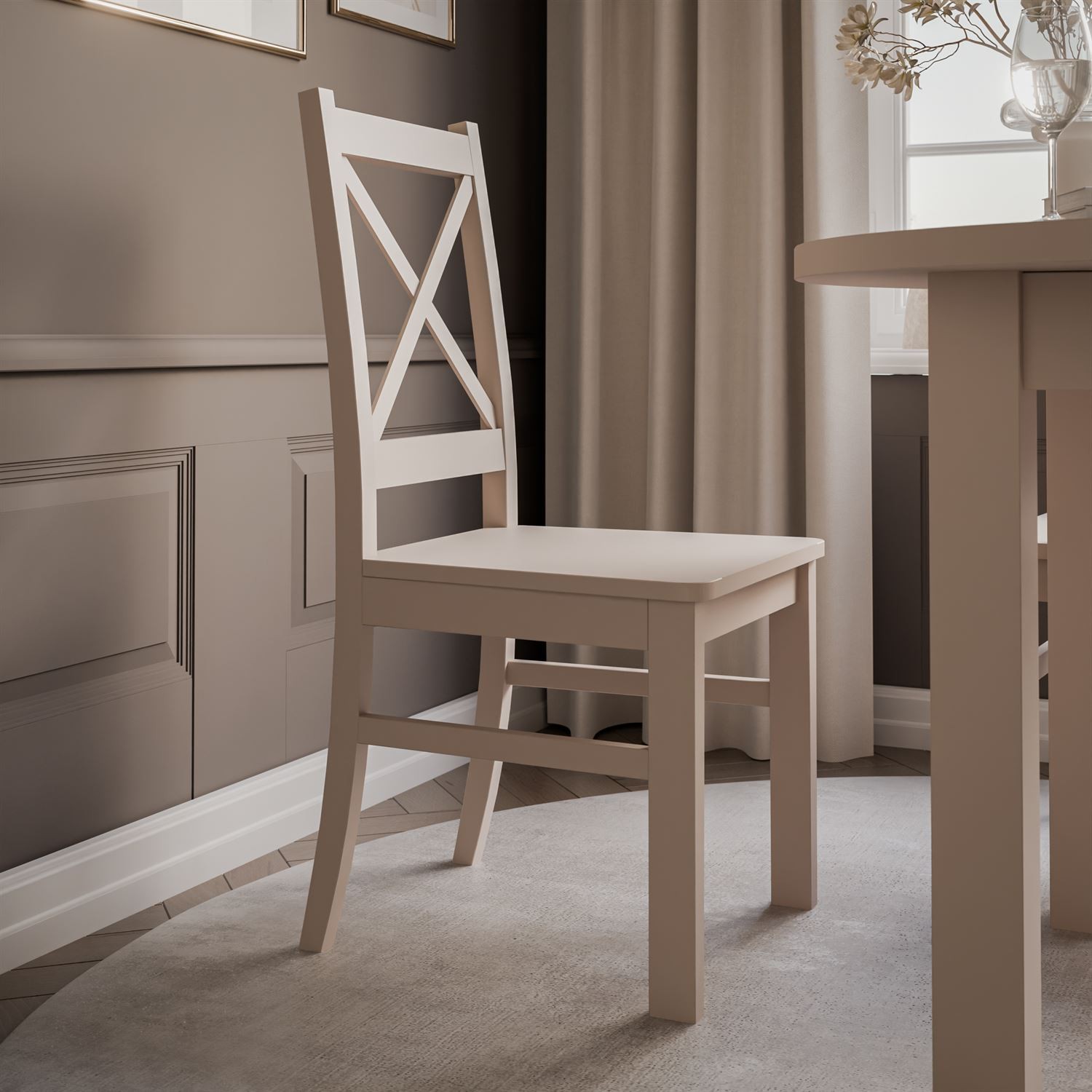 Krzesło drewniane OLEA KASZMIR