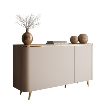 Komoda AVELINE 140 cm z oświetleniem LED