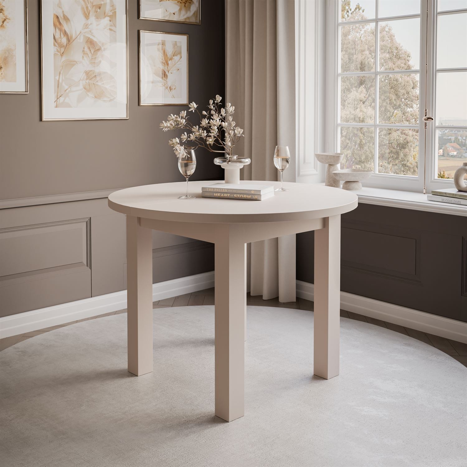 Okrągły stół do jadalni OLEA KASZMIR