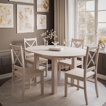 Okrągły stół do jadalni OLEA KASZMIR
