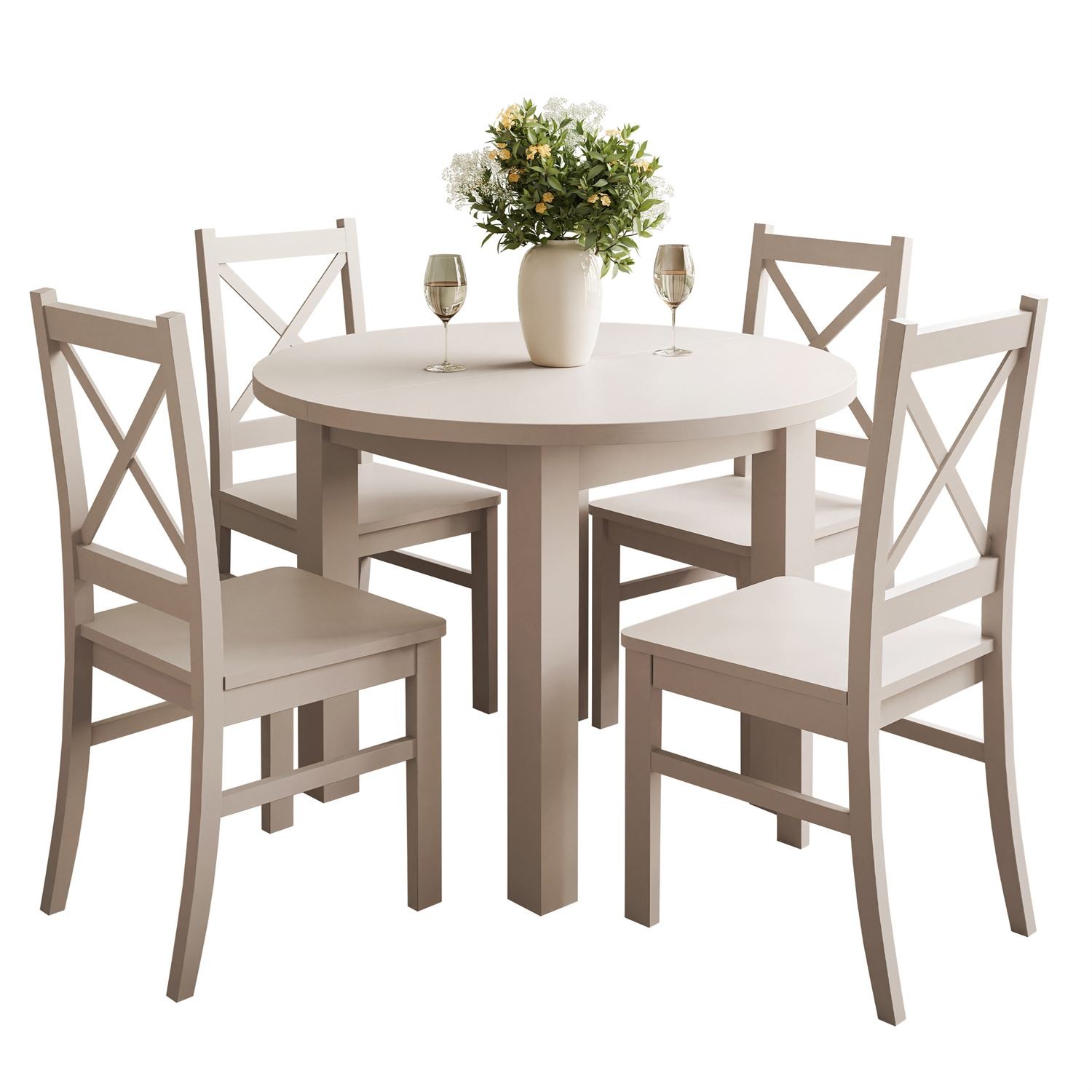 Zestaw do jadalni OLEA KASZMIR stół + 4 krzesła