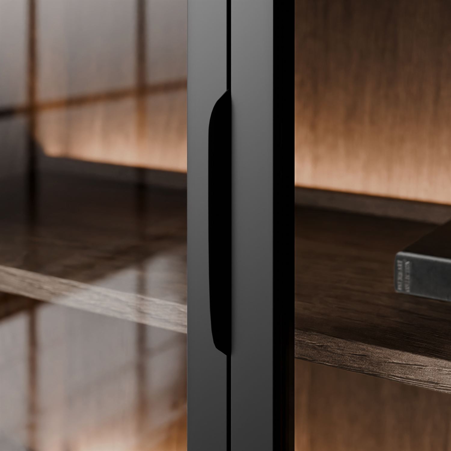 Komoda LINEA LOFT 2D3S z szufladami i oświetleniem LED