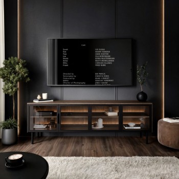 Przeszklona szafka RTV...