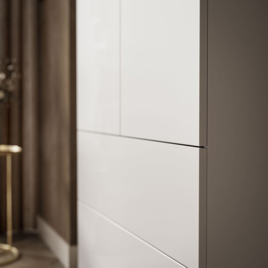 Szafa uchylna AURORA KASZMIR 2D2S z szufladami