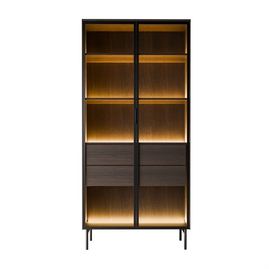 Witryna LINEA LOFT z oświetleniem LED