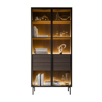 Witryna LINEA LOFT z oświetleniem LED
