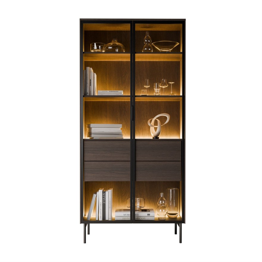 Witryna LINEA LOFT z oświetleniem LED