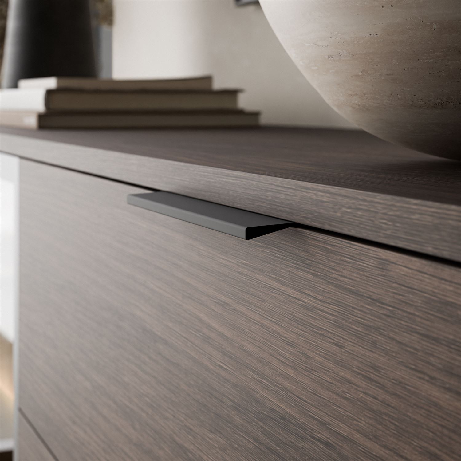 Komoda LINEA LOFT 2D3S z szufladami i oświetleniem LED