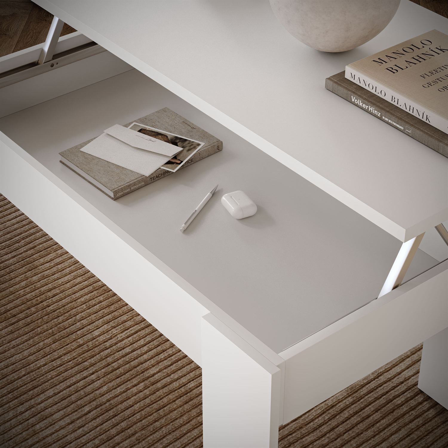 Rozkładany stolik kawowy APERTO