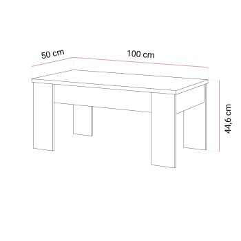 Rozkładany stolik kawowy APERTO