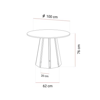 Nowoczesny stół do jadalni SILVA