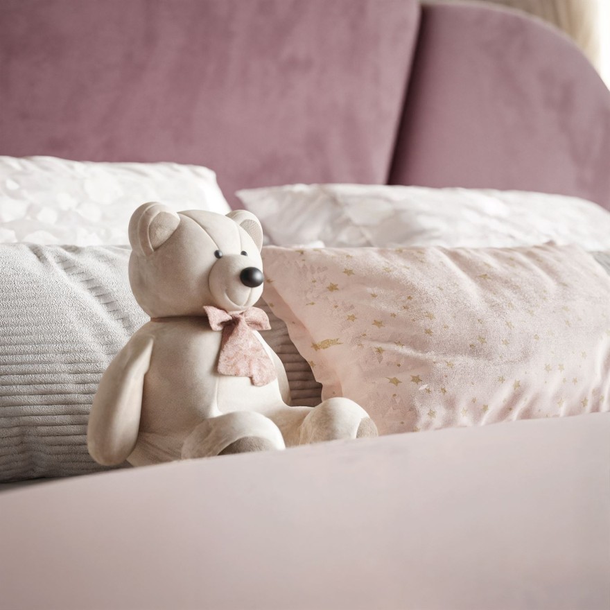 Łóżko tapicerowane ARIEL z pojemnikiem na pościel