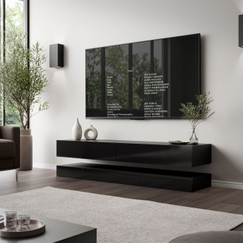 Szafka RTV SKY 140 cm z oświetleniem LED