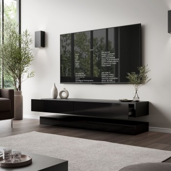 Szafka RTV SKY 140 cm z oświetleniem LED