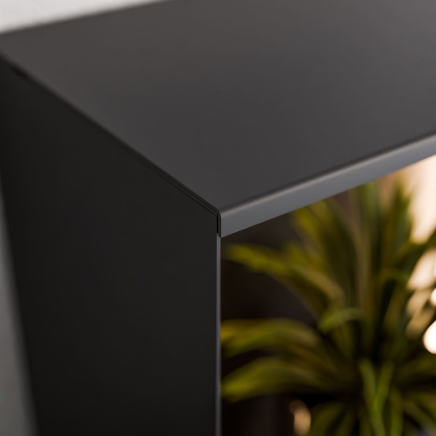 Metalowa półka QUADRO II z oświetleniem LED