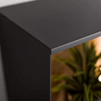 Metalowa półka QUADRO III z oświetleniem LED