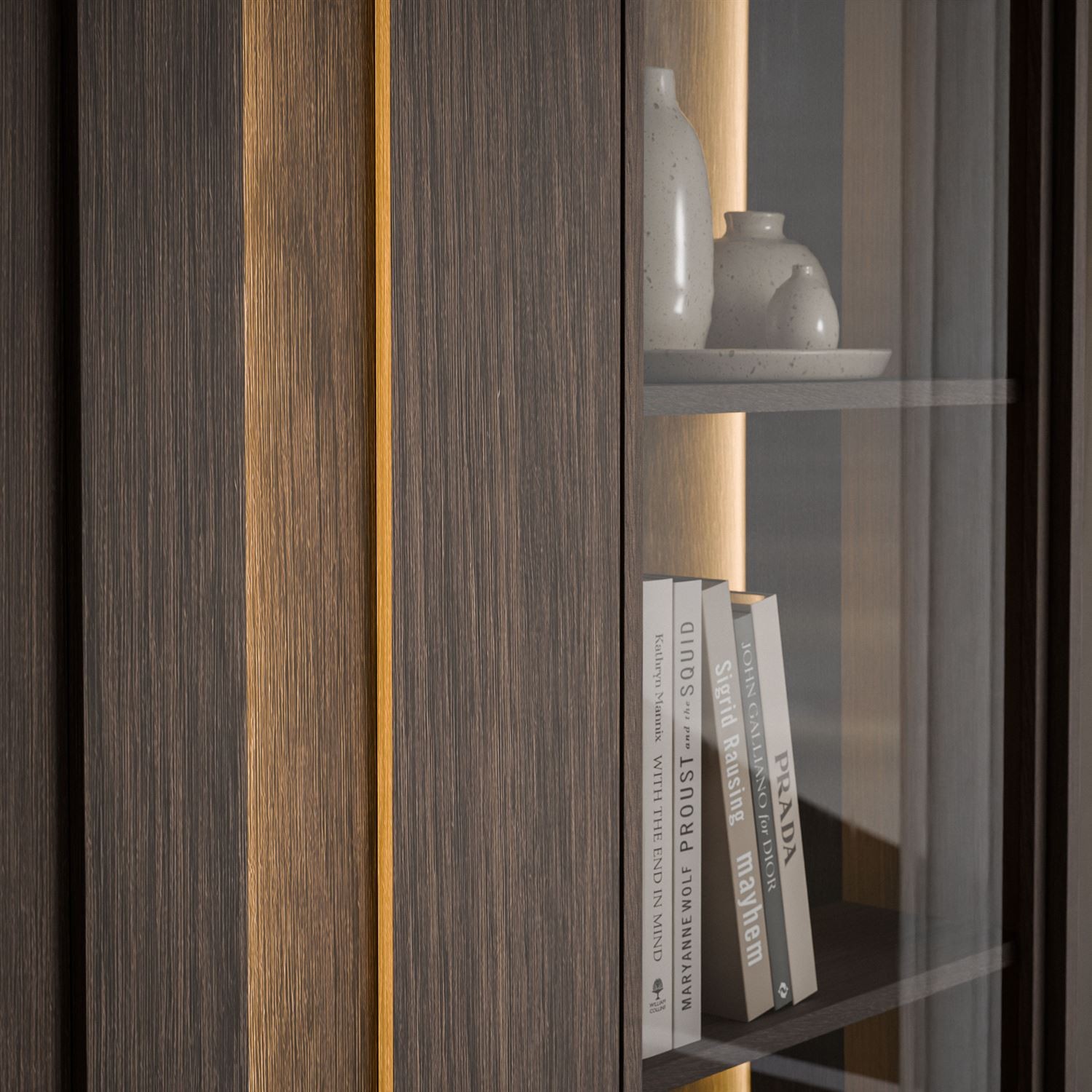 Witryna ALMA z oświetleniem LED