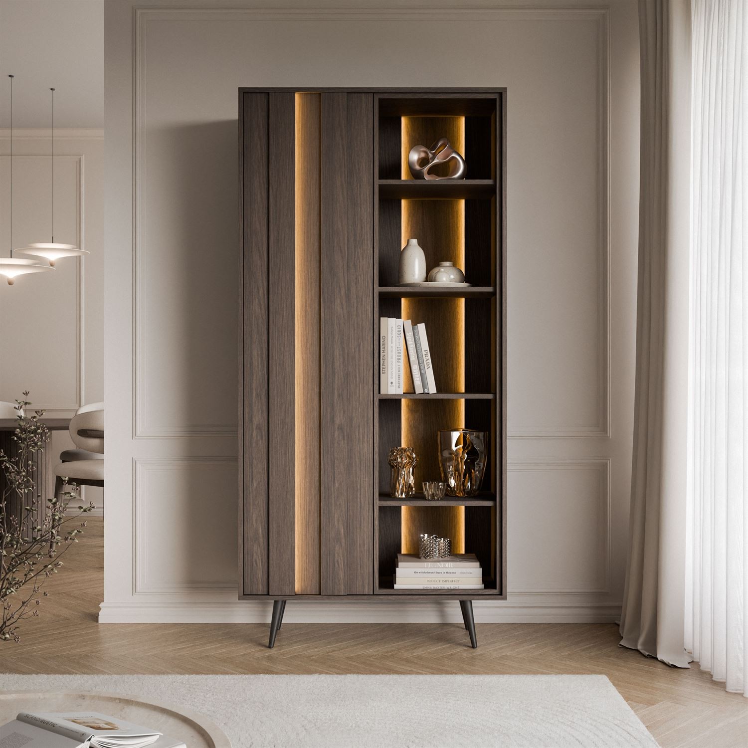 Witryna ALMA z oświetleniem LED