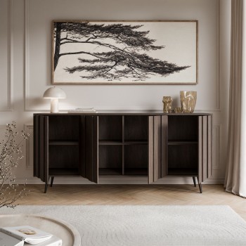 Komoda ALMA 4D  z oświetleniem LED