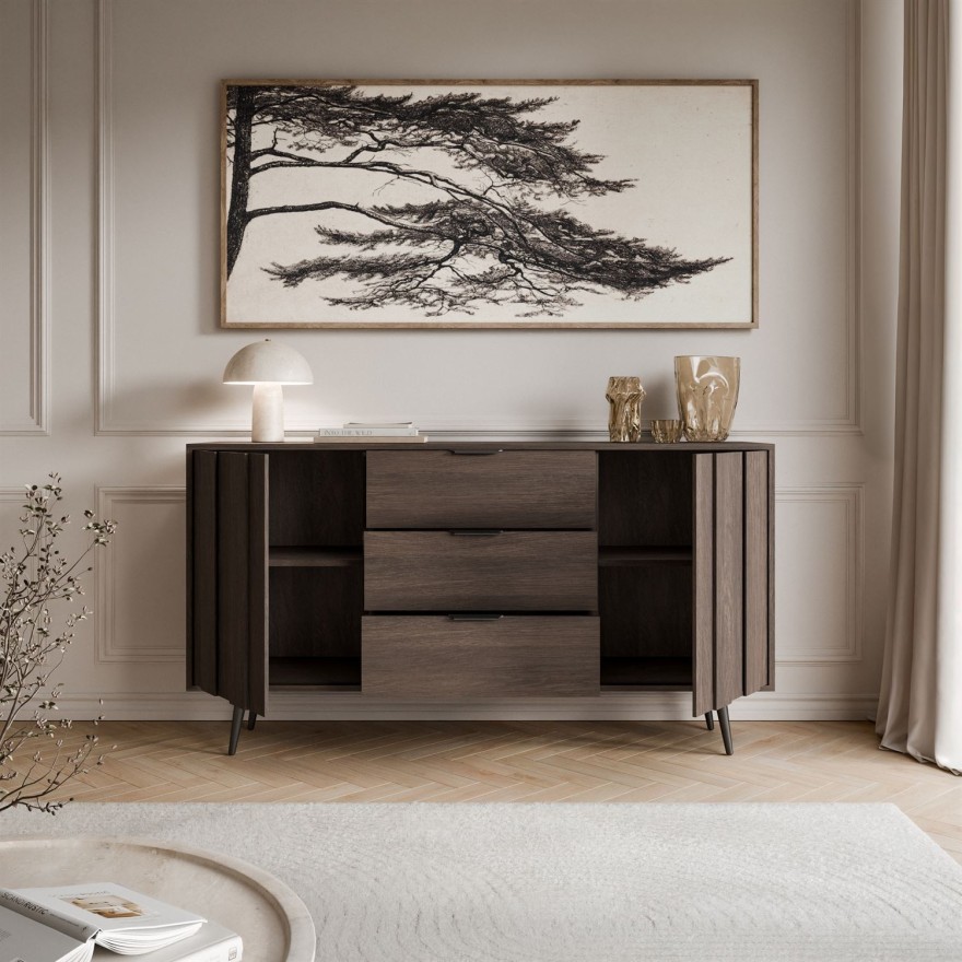 Komoda ALMA 2D3S z oświetleniem LED