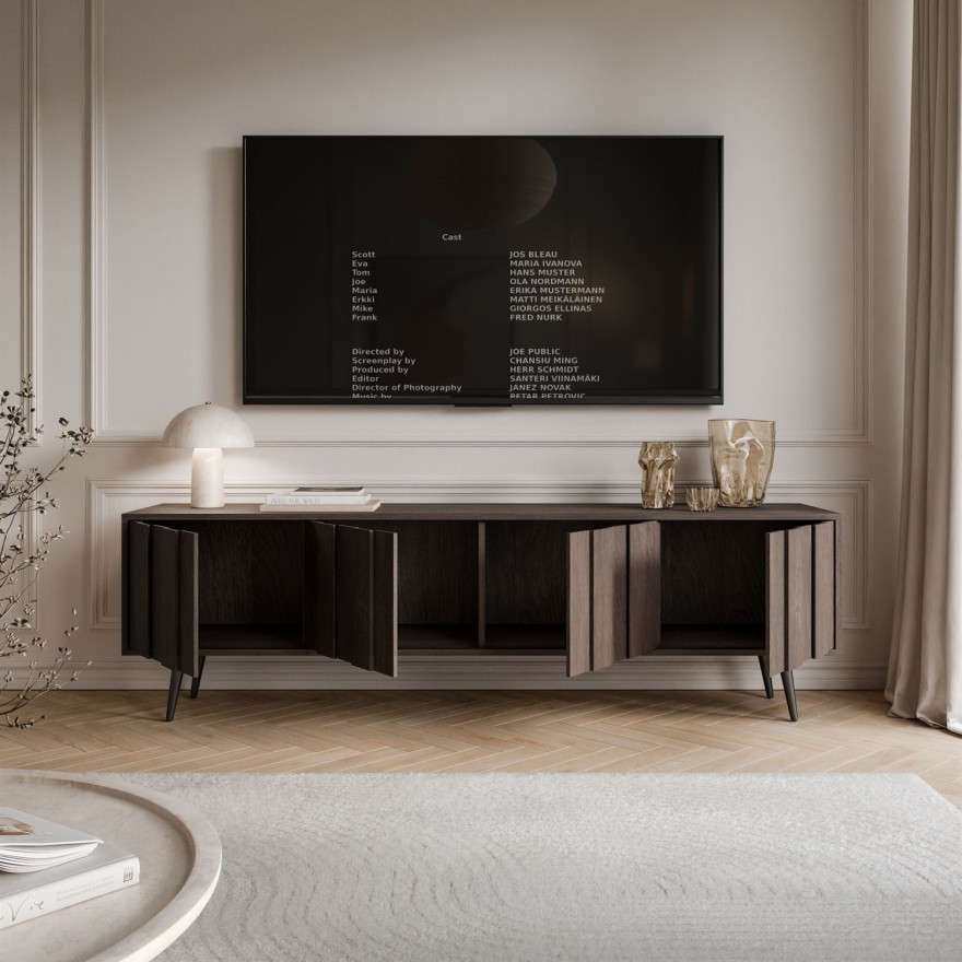 Szafka RTV ALMA z oświetleniem LED