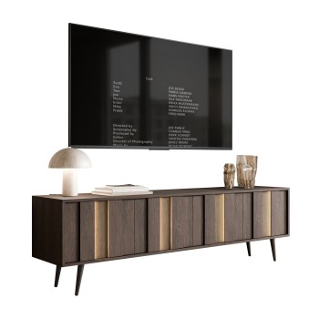 Szafka RTV ALMA z oświetleniem LED