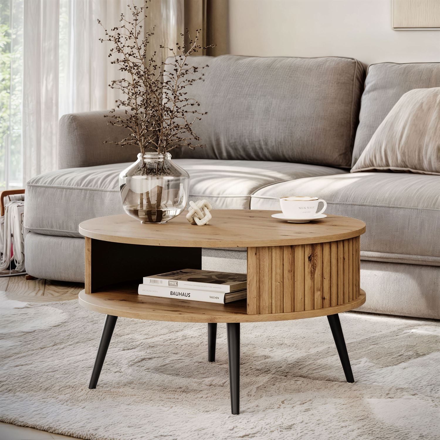 Stolik kawowy okrągły IVY