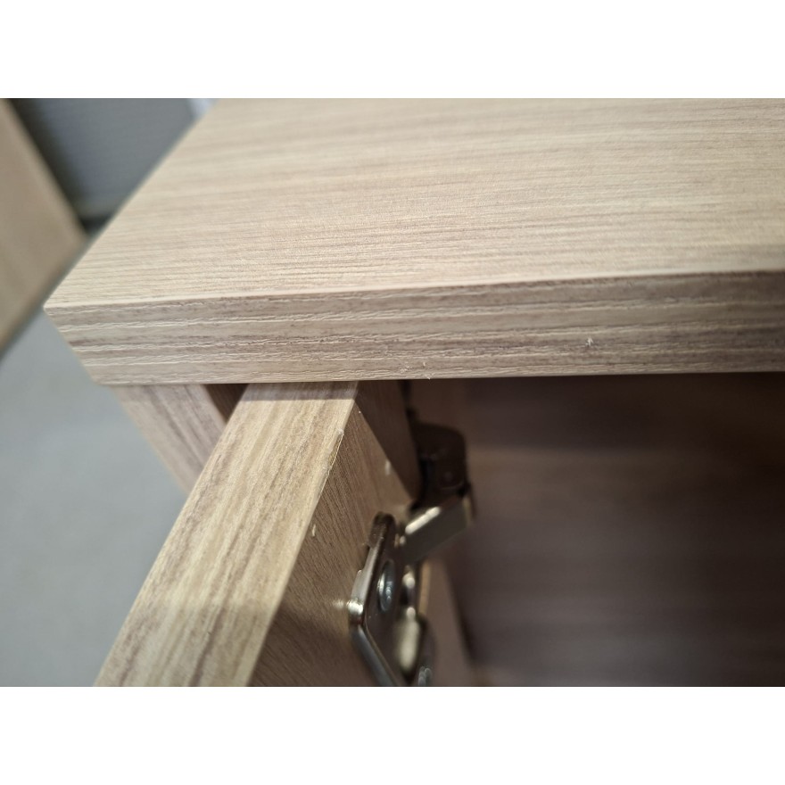 OUTLET Szafka RTV VIENNA 3D z plecionką wiedeńską