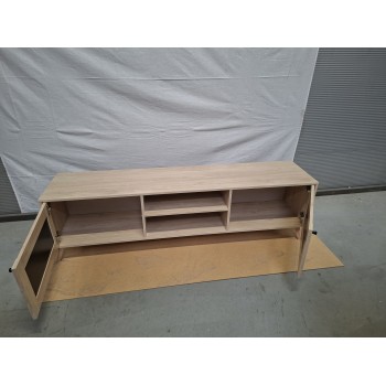 OUTLET Szafka RTV VIENNA 3D z plecionką wiedeńską