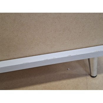 OUTLET Szafka nocna LINA KASZMIR 2S na skośnych nóżkach LED