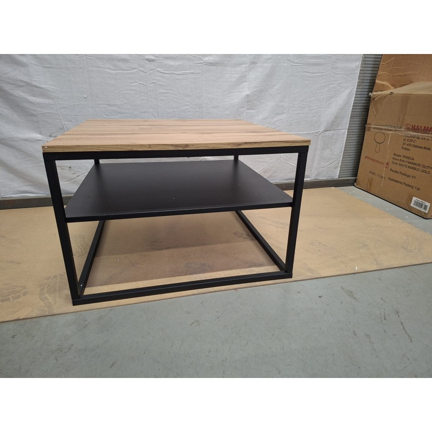 OUTLET Ława NOVA z półką dąb wotan