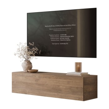 Wisząca szafka RTV COLGANTE ORZECH 150cm
