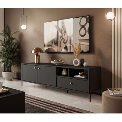 Szafka RTV FREZYA antracyt 156 cm