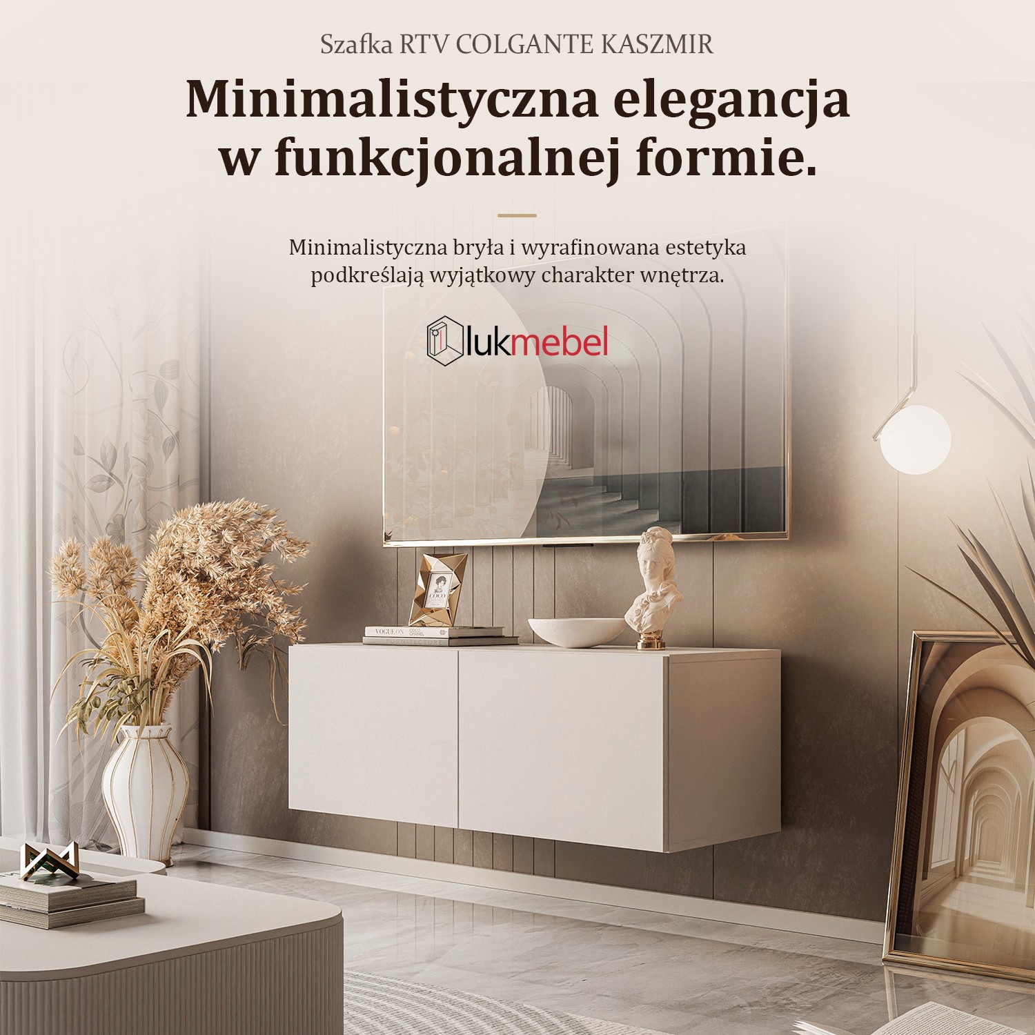 Szafka RTV COLGANTE KASZMIR 100