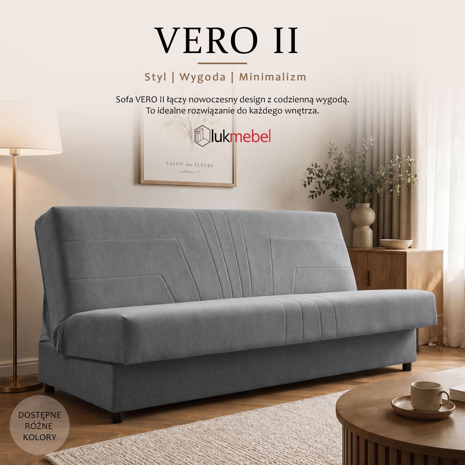 Wersalka VERO II z funkcją spania