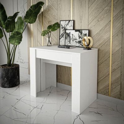 Stół konsola 237 biały mat POWYSTAWOWY