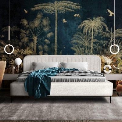 Łóżko tapicerowane NERO Now or never 01