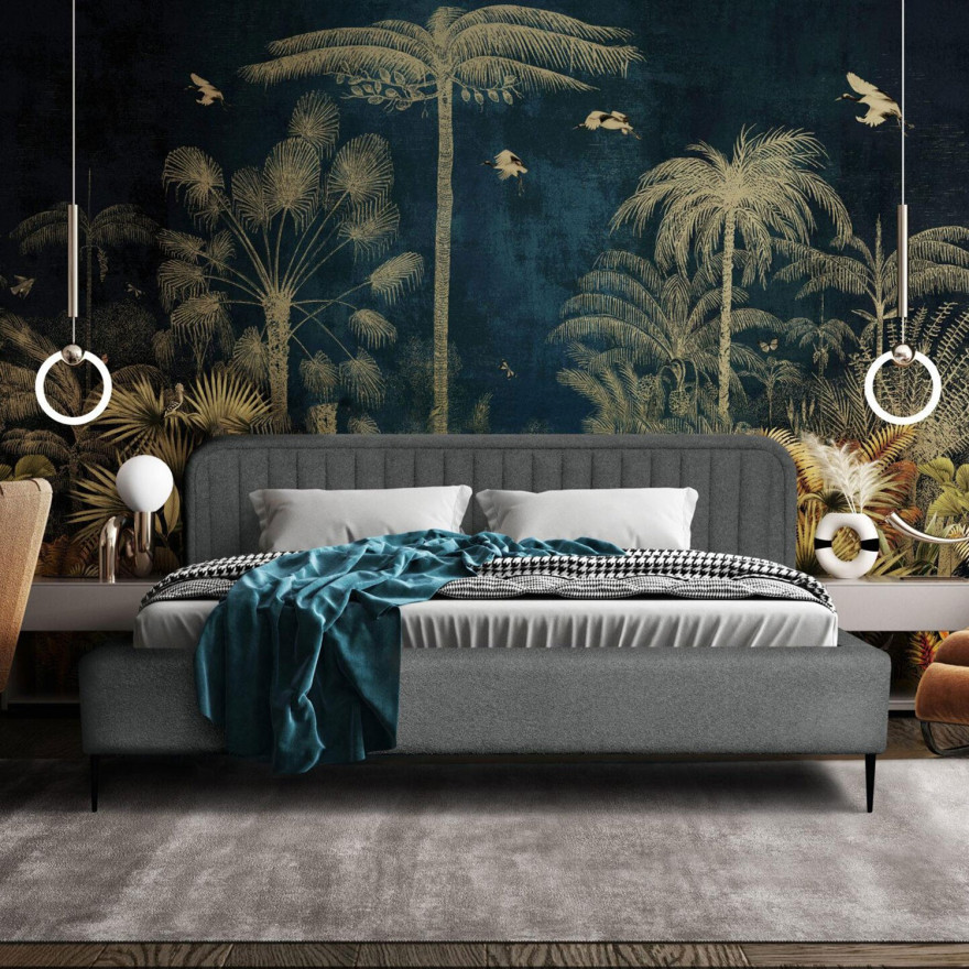 Łóżko tapicerowane NERO Now or never 92