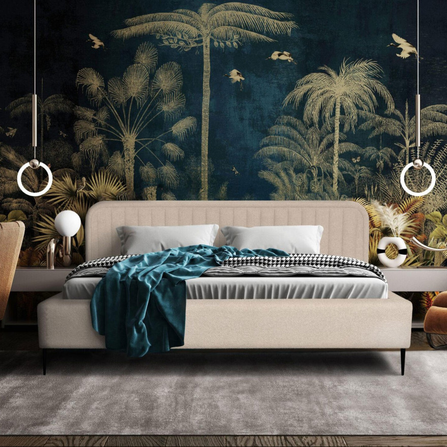 Łóżko tapicerowane NERO Now or never 06