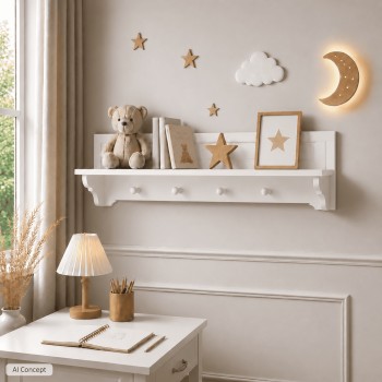 Półka TWINKLE do pokoju dziecięcego