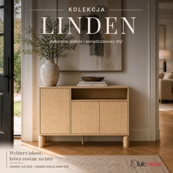 Komoda LINDEN z otwartą półką